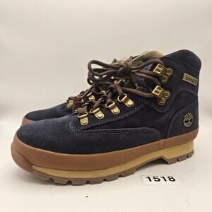 TIMBERLAND X CHARLES ST. DARCY WOMEN 9 EURO HIKER NAVY SUEDE TB-0A62VG-EP3 NWOB